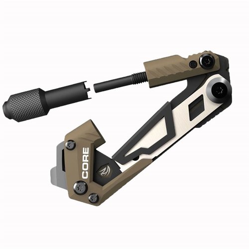 Il GUN TOOL CORE AR15 è uno strumento compatto e versatile, ideale per la manutenzione dell'AR15, rimuovendo carbonio e risolvendo problemi sul campo.