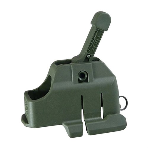 Il caricatore AR-15/M16 MAG LOADER in polimero rinforzato consente di caricare rapidamente i caricatori, risparmiando dita e tempo, e aumenta la durata dei caricatori.