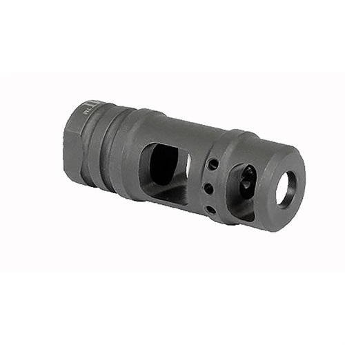 Il freno di bocca AR .308 a due camere riduce il rinculo, è realizzato in acciaio per utensili con finitura fosfato, e include una nuova rondella di compressione.