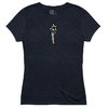 T-shirt donna Hula Girl tri-blend blu navy 4X-Large