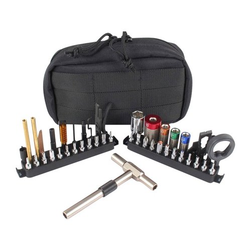 Il Kit Gunsmithing The Works di Fix It Sticks offre precisione, versatilità e comfort ergonomico, ideale per la manutenzione e l'assemblaggio delle armi.