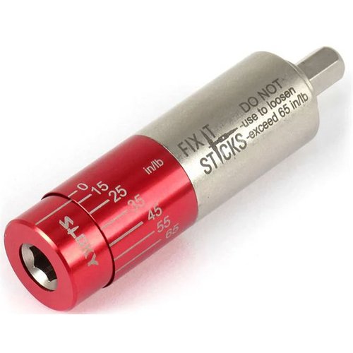 Il Fix It Sticks All-In-One Torque Driver offre un range di coppia regolabile (15-65 in-lb), design compatto e compatibilità con punte da 1/4" per una manutenzione precisa.