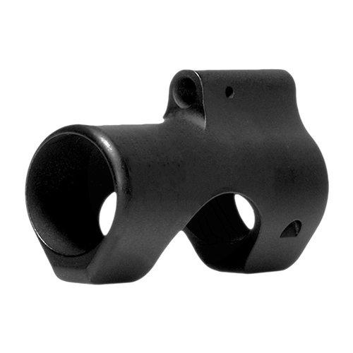 Il blocco gas Low Profile Troy è perfetto per il tuo AR slim, coprendo i fori dei pin e realizzato in acciaio 4140 con finitura resistente.