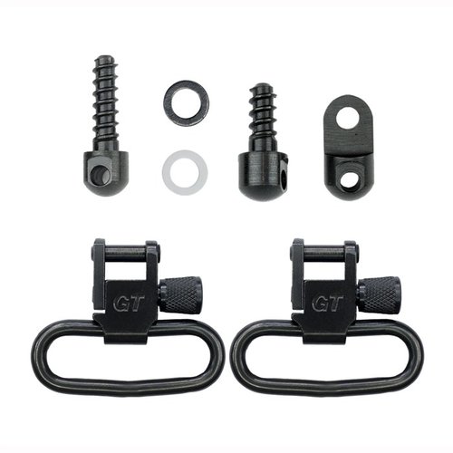 Set di swivel RUGER 10/22 da 1,25" con adattatore per 10/22 e carabine .44 mag, include viti in legno e 2 swivel di bloccaggio, ideale per Project Appleseed.