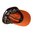 Cappellino trucker arancione/marrone