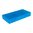 Contenitore per munizioni da pistola con coperchio ribaltabile 9MM-380 ACP 200 colpi blu trasparente