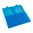 Contenitore per munizioni da pistola con coperchio ribaltabile 9MM-380 ACP 200 colpi blu trasparente