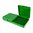 Scatola portamunizioni per pistola con coperchio ribaltabile 40 S&W - 45ACP, 200 colpi, verde