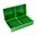 Scatola porta munizioni per fucile con coperchio ribaltabile FLIP TOP 223-RUGER 6X47 200 colpi verde