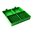 Scatola porta munizioni per fucile con coperchio ribaltabile FLIP TOP 223-RUGER 6X47 200 colpi verde