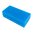 Scatola porta munizioni per fucile con coperchio ribaltabile 223-RUGER 6X47 200 colpi blu