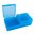 Scatola porta munizioni per fucile con coperchio ribaltabile 223-RUGER 6X47 200 colpi blu
