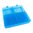 Scatola porta munizioni per fucile con coperchio ribaltabile 223-RUGER 6X47 200 colpi blu