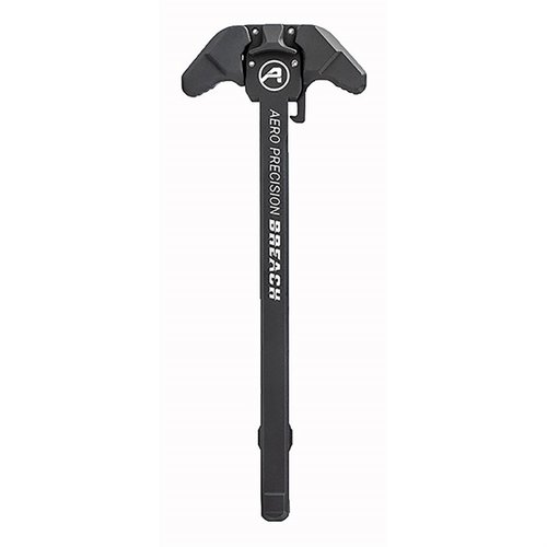 Il manico di carica ambidestro Aero Precision Breach per AR-15 offre design elegante, robustezza in alluminio 7075 e due dimensioni per un'ottima ergonomia.