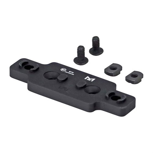 L'adattatore M-LOK BT70 per bipodi Atlas consente un'interfaccia sicura con sistemi di montaggio M-LOK, realizzato in alluminio 6061-T6, leggero e resistente.