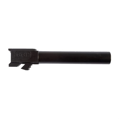 Il GGP-17 Match Grade Barrel per Glock 17 Gen 5 è realizzato in acciaio inossidabile 416R, offre precisione costante e finitura Black Nitride per durata.