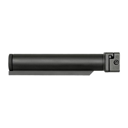 Il Side Folder con Stock Tube di Midwest Industries offre una costruzione robusta in acciaio 4140, possibilità di piegatura a sinistra o destra e un tubo in alluminio con compartimento impermeabile.