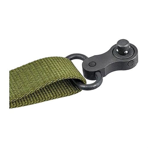 Il montaggio per sling Swinger™ di Tech Ten Tactical offre una rotazione di 220° per una manovrabilità ottimale, realizzato in acciaio e compatibile con slings fino a 1-1/4".
