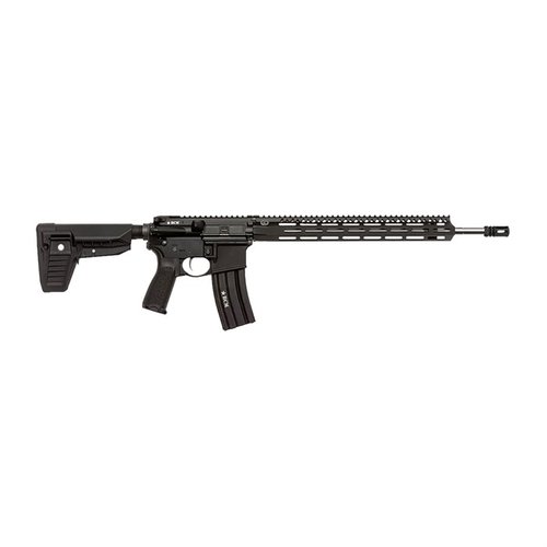 Il Bravo Company RECCE-18 offre precisione eccezionale con un canna da 18" in 5.56 NATO, dotato di BCM stock, Picatinny rail e handguard M-LOK.