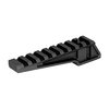 C1 Supporto d'integrazione per laser coassiale, binario a 9 scanalature, nero