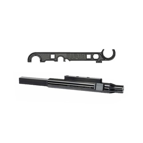 La chiave professionale per armieri AR di Midwest Industries è ideale per installare e rimuovere barre e dispositivi, realizzata in acciaio 4140 resistente.