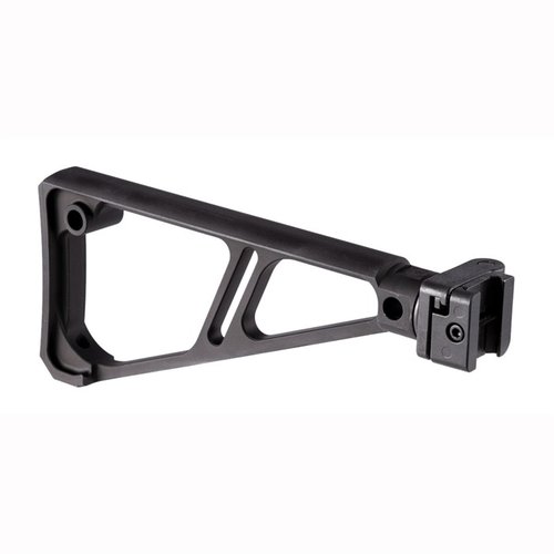Il Side Folding Extruded Stock di Midwest Industries offre un design ergonomico, meccanismo robusto in acciaio, e pieghevole per facile trasporto e stoccaggio.