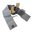 Cintura clutch media (34"-42"), grigio