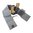 Cintura clutch Large (40"-48"), grigio