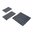 KIT ACCESSORI CLUTCH - 3 INSERTI ELASTICI - NERO