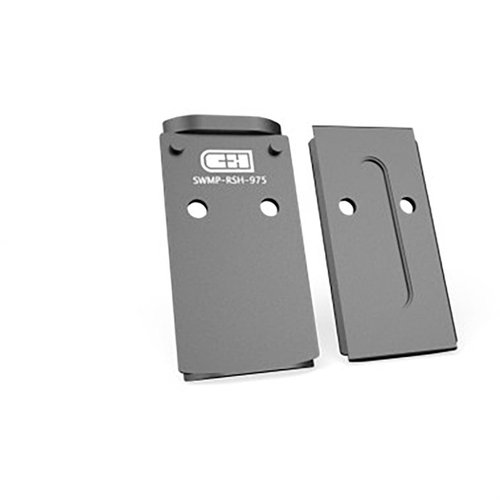 La piastra di montaggio C&H Precision V4 MIL/LEO offre una connessione robusta per ottiche RDS su pistole S&W M1.0 e M2.0, realizzata in alluminio 6061.