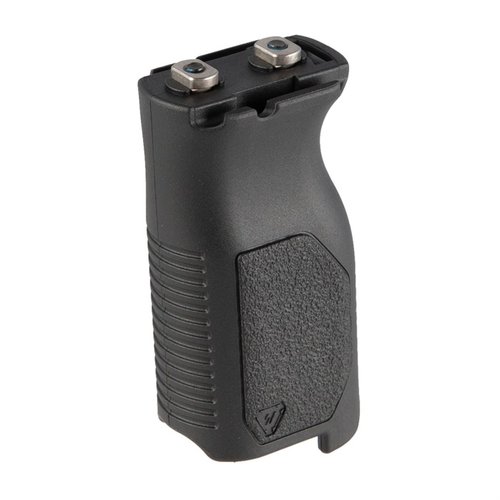 Il grip angolato Strike Industries offre gestione dei cavi, angolo di 86°, stabilità aggiuntiva e design compatibile con M-LOK per una manipolazione ottimale.