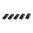 LINK Sistema copri-rail 5 pezzi nero