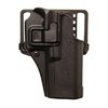 L'holster SERPA CQC Blackhawk offre sicurezza e rapido accesso per pistole Glock 48 e S&W M&P EZ, con ritenzione di livello 2 e design compatto.