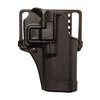 L'holster Blackhawk SERPA CQC offre sicurezza senza pari e un'estrazione fluida grazie al sistema Auto-Lock e al design speed cut, compatibile con vari supporti.