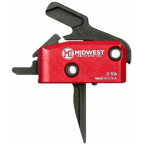 Il grilletto AR-15 Enhanced Flat Trigger offre un sistema a singolo stadio da 3,5 lb, con un rilascio preciso e un'installazione rapida senza regolazioni.