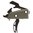 AR-15 ICONIC TRIGGER drop-in a doppio stadio 3 lb verde