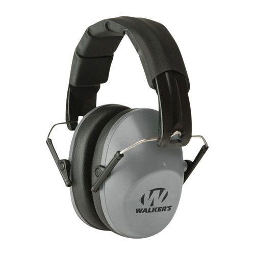 I PRO LOW PROFILE FOLDING MUFFS offrono protezione acustica di 22 dB, design compatto e leggero, perfetti da riporre nel tuo range bag per ogni evenienza.