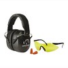 EXT Folding Range Cuffie da tiro pieghevoli – combo cuffie + occhiali e tappi