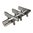 Eiettore EXACT-FIT, becco extra lungo 9X19, acciaio inossidabile