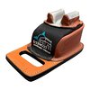 EDGEBAG arancione con maniglia, standard, altezza 3-1/2", apertura 3/4", finitura 3M Slick