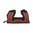 EDGEWOOD SHOOTING BAGS EDGEBAG FARLEY FNT REST 2-1/4" HUNTER con top rinforzato NERO
