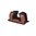 EDGEWOOD SHOOTING BAGS EDGEBAG FARLEY FNT REST 2-1/4" HUNTER con top rinforzato NERO
