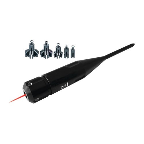 L'ARBORS LASER BORESIGHTER 22-50 Caliber di BUSHNELL offre precisione e risparmio di tempo e denaro, ideale per l'azionamento veloce di fucili e pistole.