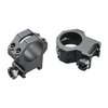 Anelli Skeleton a quattro fori in alluminio 6061 T6, leggeri e resistenti, con viti Torx no-strip per una montatura ottica sicura e duratura.