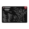 TEKMAT tappetino per pulizia pistola per Browning Hi nero