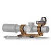 Il supporto AUS per ottiche ingrandite offre un design a profilo basso, realizzato in alluminio 7075-T6, compatibile con M1913 Picatinny e garantito a vita.