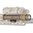 TORCIA 6V/CR123 M-LOK corpo luce lato sinistro Tabacco