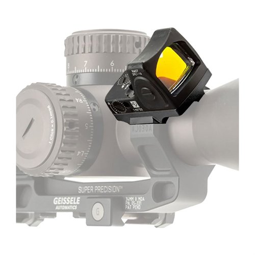 Il Reptilia ROF-45 è un upgrade per montaggi di ottiche che offre un punto di montaggio a 90° per Trijicon RMR, ottimizzando la visione con il tuo mirino.