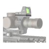Il Reptilia ROF Riser sposta il mirino red dot Trijicon RMR/SRO di 2.5mm o 10mm, offrendo maggiore spazio per torrette alte e corpi ottici più grandi.