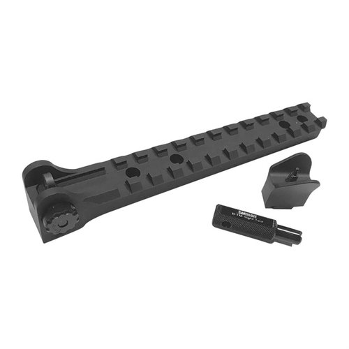 Il pacchetto di mirini B-TM per Ruger 10/22 offre un'altezza sopra il mirino di 1.25" per un migliore comfort, con mirini regolabili e compatibilità per ottiche.